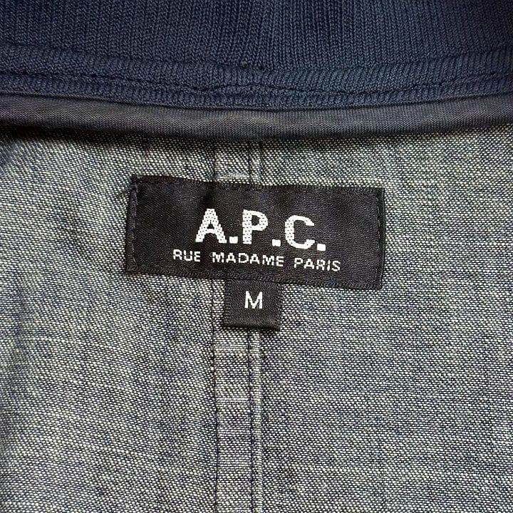 A.P.C. デニム MA-1 ジャケット M 日本製 アーペーセー ブルゾン