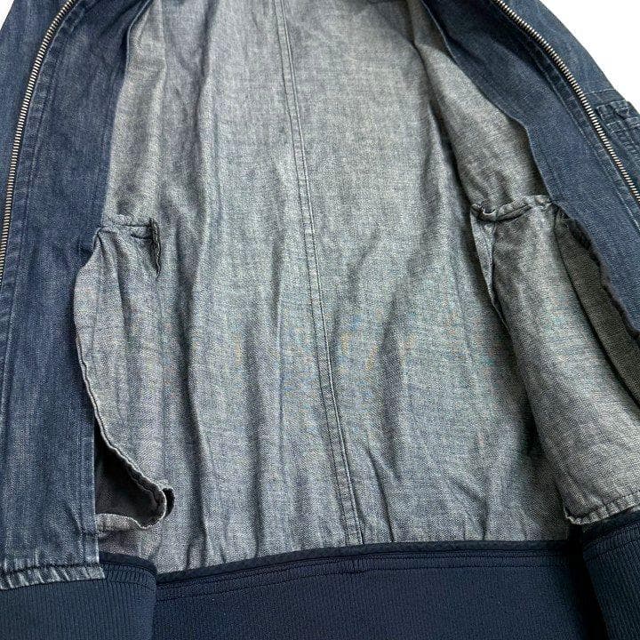 A.P.C. デニム MA-1 ジャケット M 日本製 アーペーセー ブルゾン