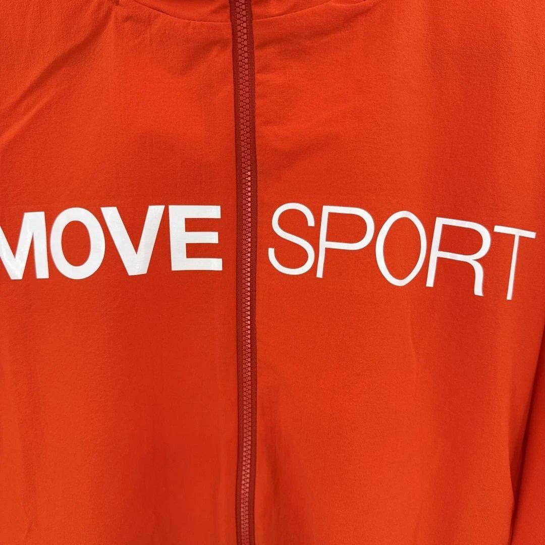 デサントMOVE SPORT ウィンドブレーカー 上下セットオレンジ黒