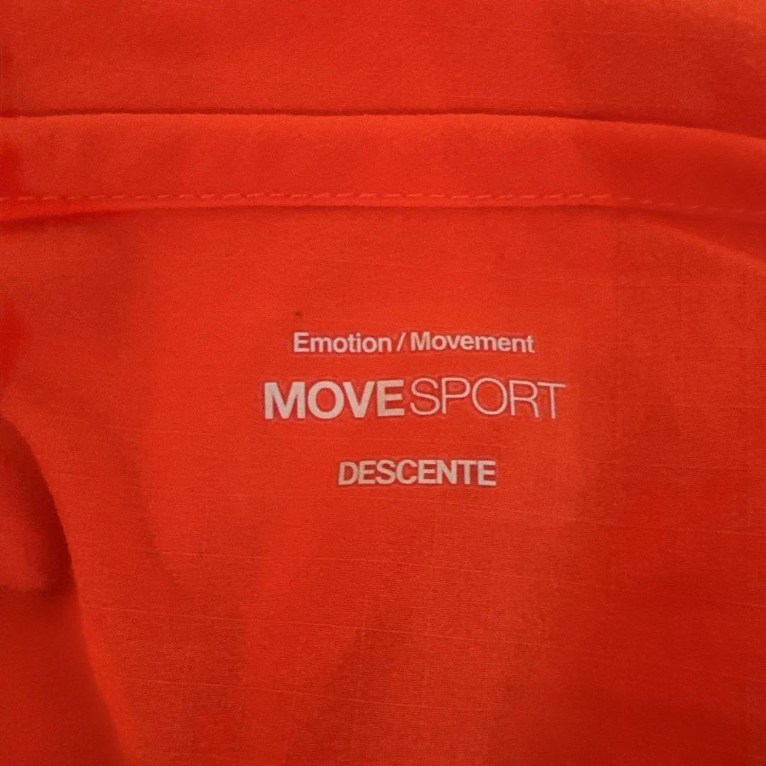 デサントMOVE SPORT ウィンドブレーカー 上下セットオレンジ黒