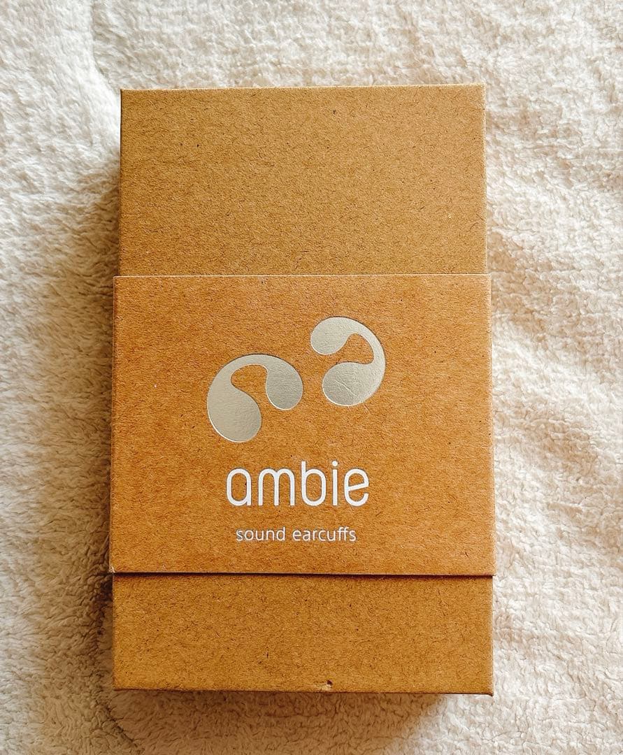【美品】ambie AM-TW01 sound earcuffs (Latte)