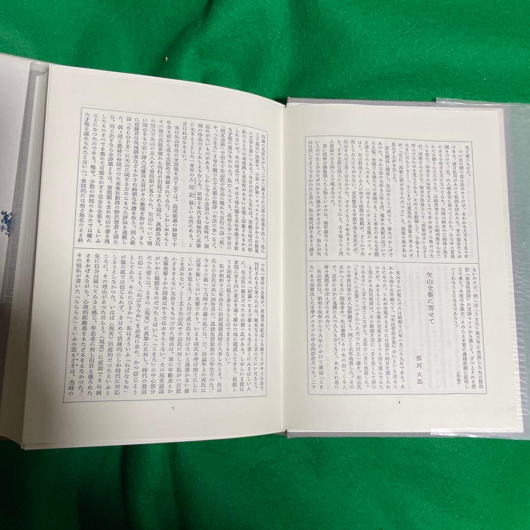 矢山哲治全集　全一巻　未来社　1987.9.5第一版第一刷発行　定価8500円