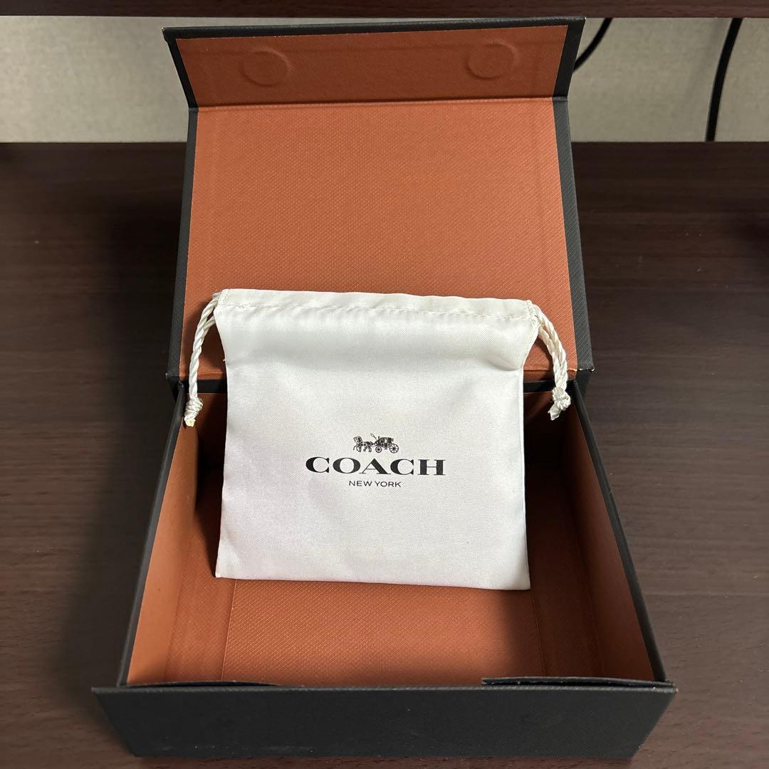 【新品】【限定品】レザー coach ピッグ フラットカードケース パスケース