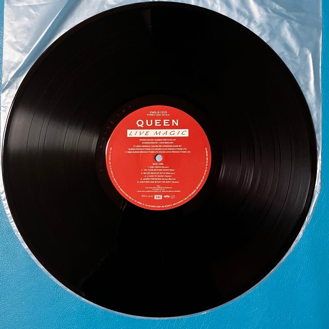 【中古LP】【帯付・美盤】 Queen =クイーン/ 「Live Magic」