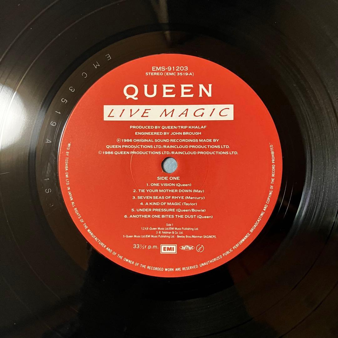 【中古LP】【帯付・美盤】 Queen =クイーン/ 「Live Magic」