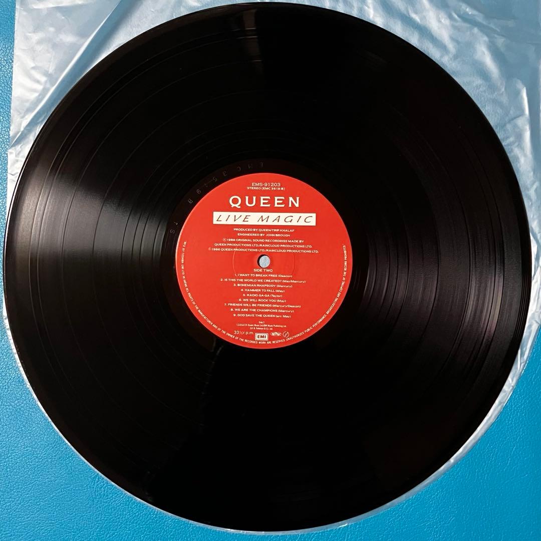 【中古LP】【帯付・美盤】 Queen =クイーン/ 「Live Magic」