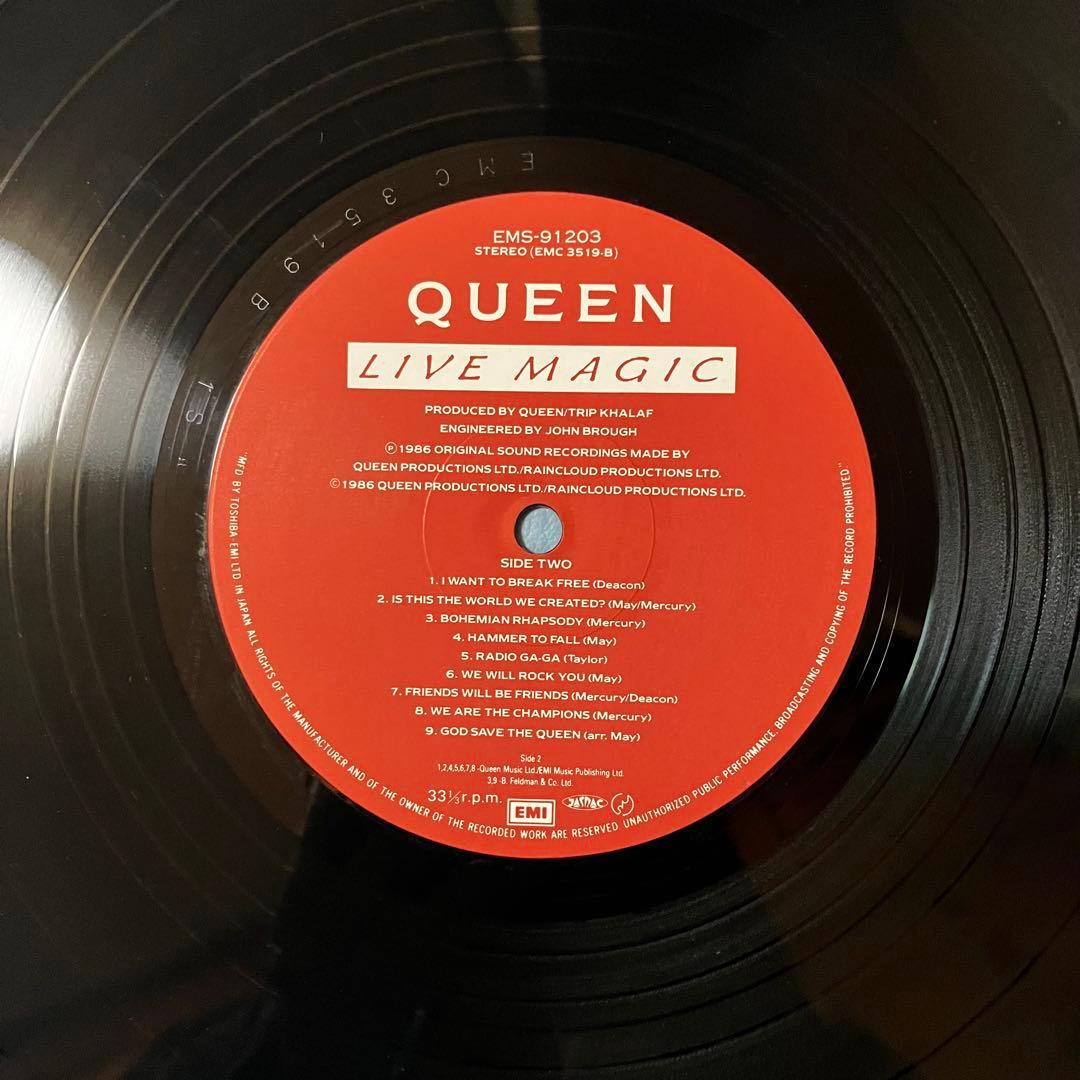 【中古LP】【帯付・美盤】 Queen =クイーン/ 「Live Magic」