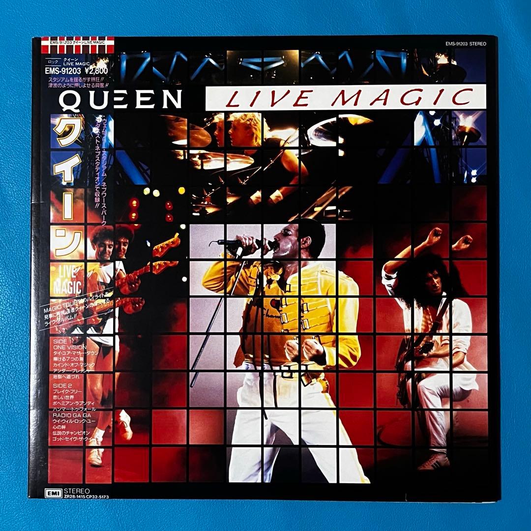 【中古LP】【帯付・美盤】 Queen =クイーン/ 「Live Magic」