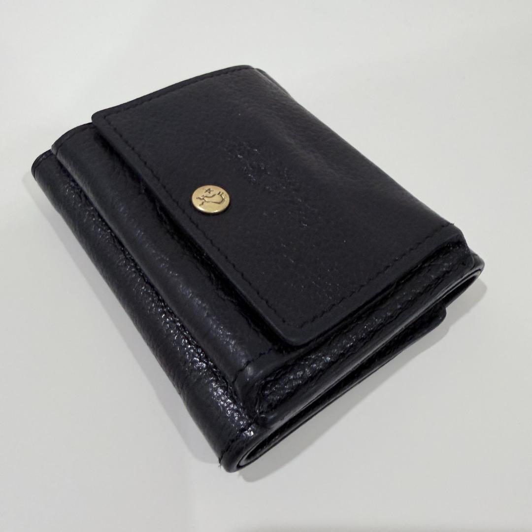 【値下】【美品】IL BISONTE イルビゾンテ トリフォルドウォレット