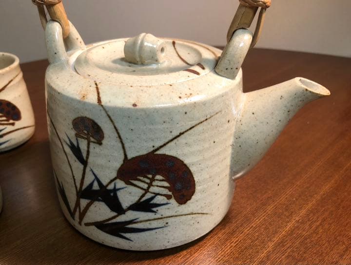 益子焼 番茶　茶器 土瓶 湯呑セット