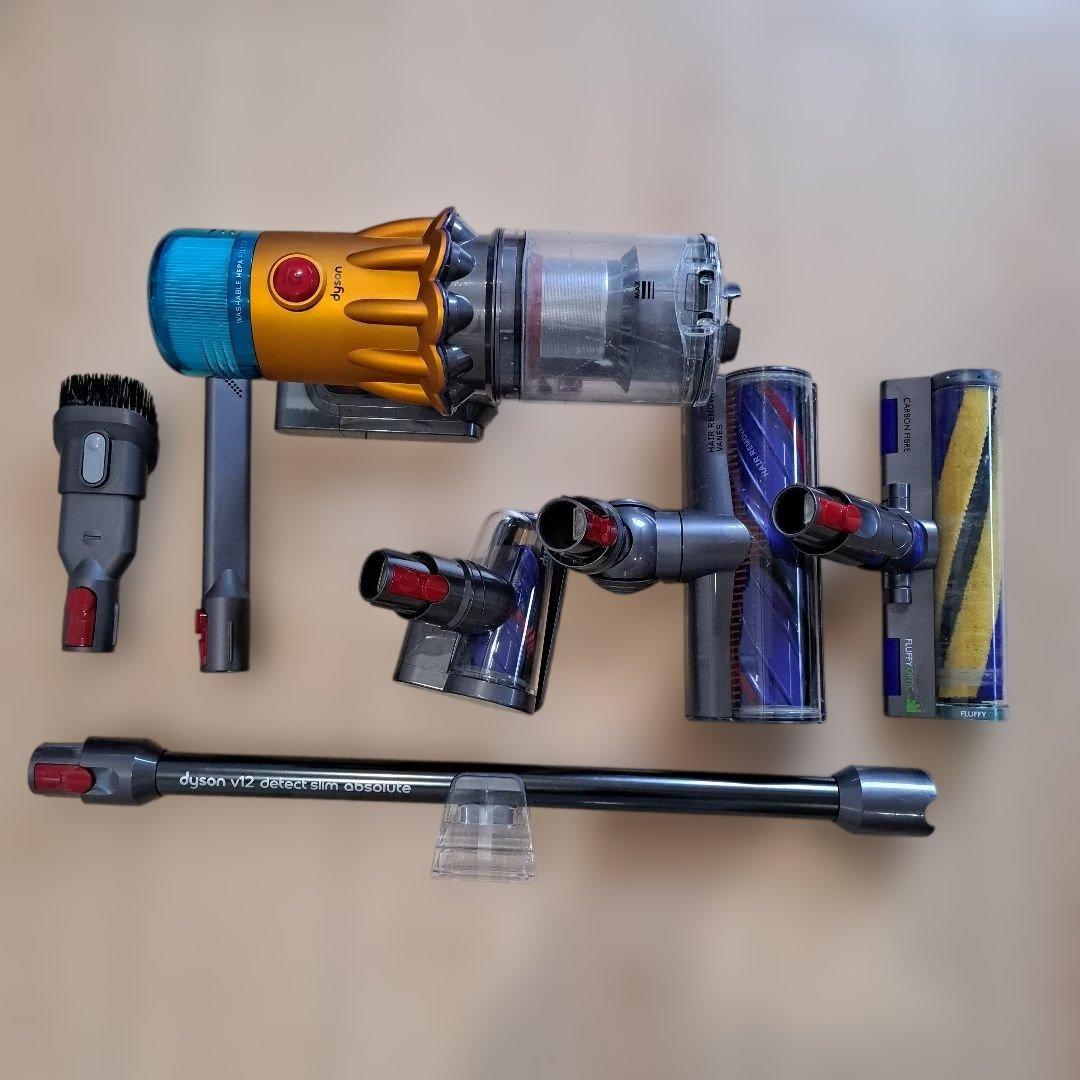 dyson V12 Detect Slim absolute 一式※ジャンク