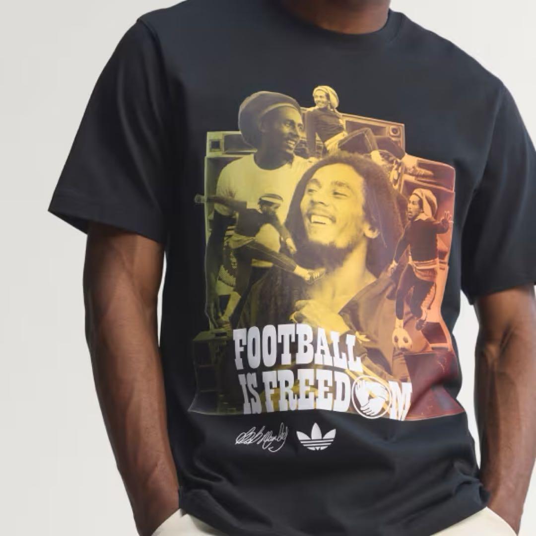 新品　adidas アディダス　ボブマーリーTシャツ Ｌサイズ