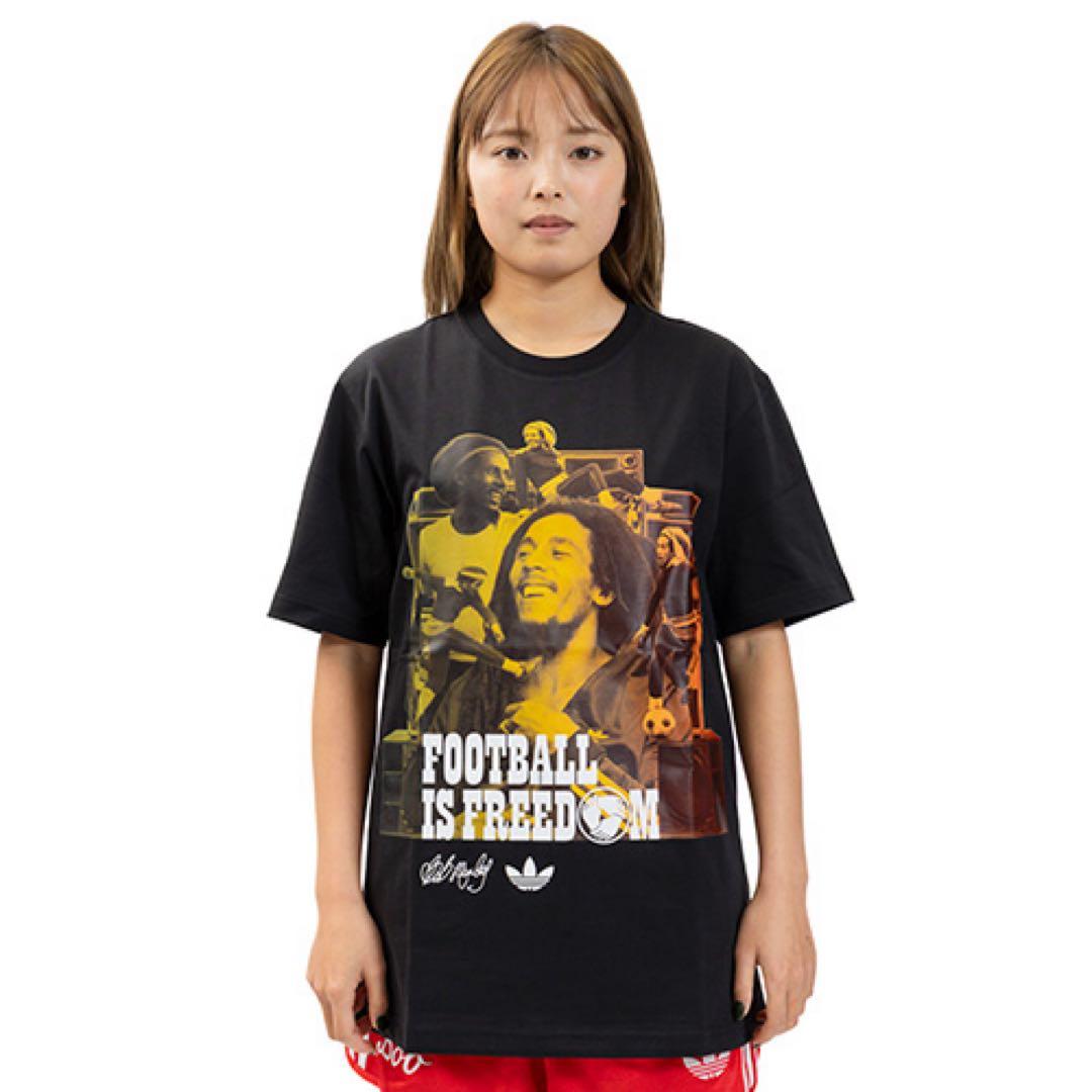 新品　adidas アディダス　ボブマーリーTシャツ Ｌサイズ