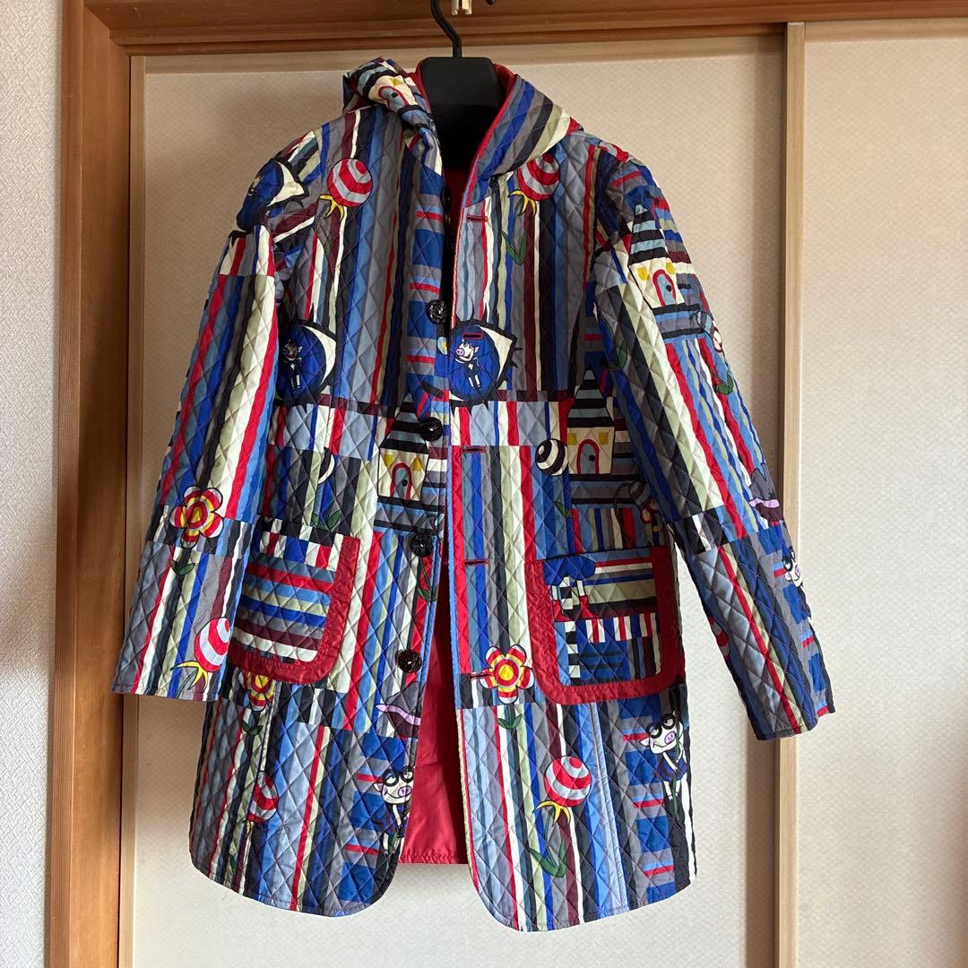 美品！3way！アルベロベロ　リバーシブル　スプリングコート　キルティングコート
