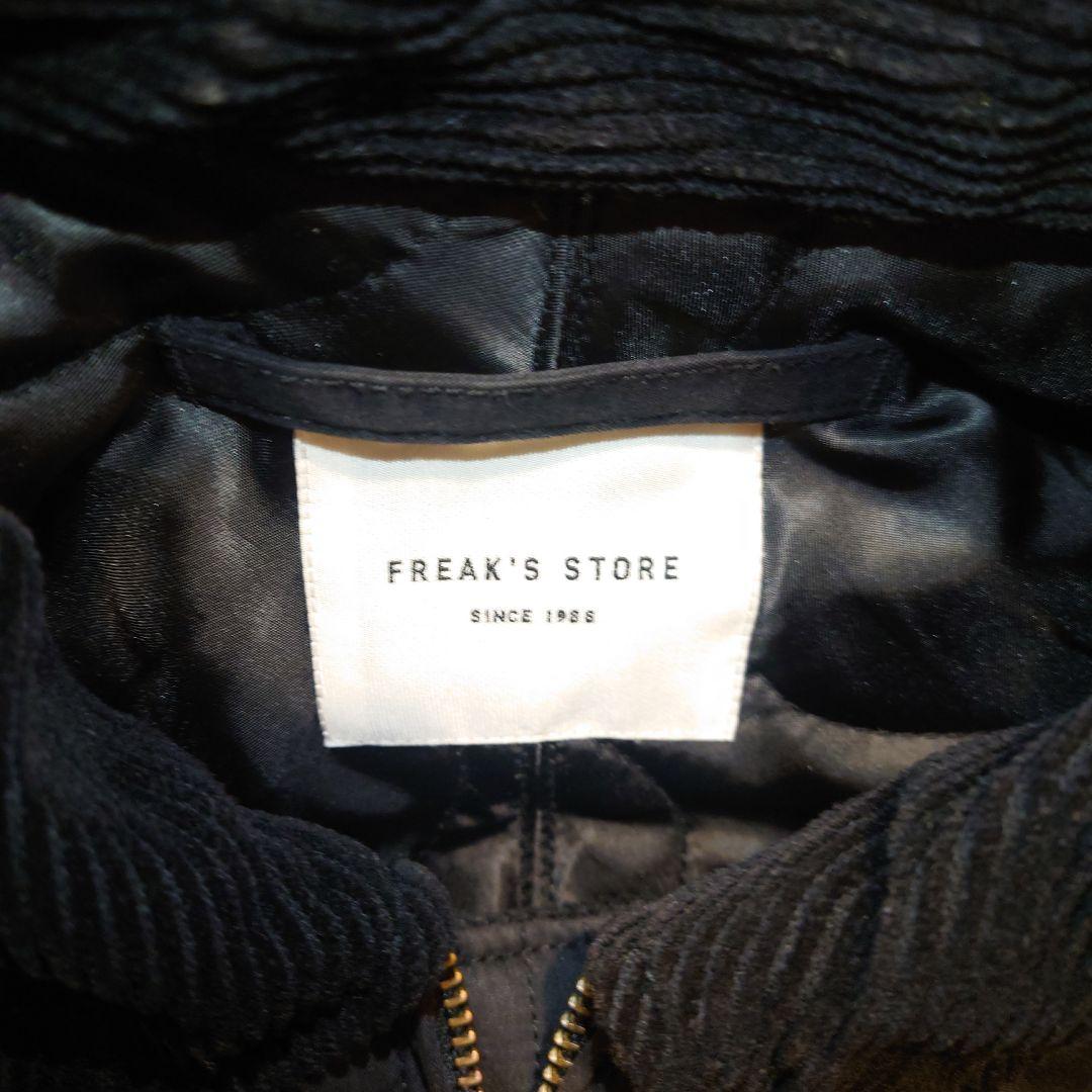 FREAK'S STORE コットンフライトジャケット/中綿ブルゾン　ブラック