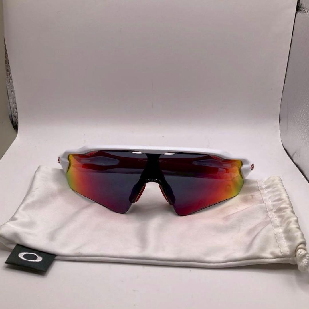 希少　OAKLEY オークリー レーダー　EV サングラス　ゴルフ　赤　白