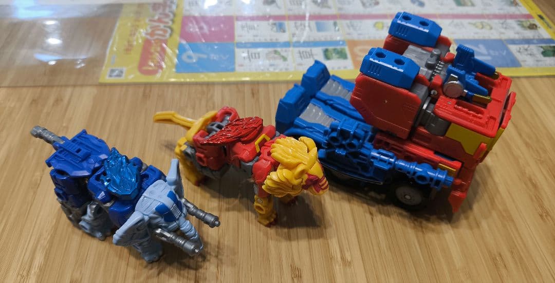 トランスフォーマー ワイルドキング　オプティマス他2体