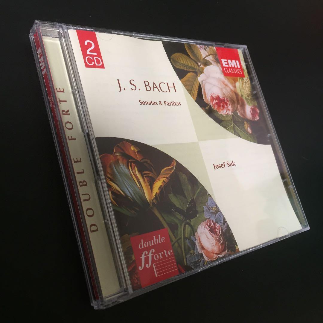 【売約済】スーク／バッハ:無伴奏ヴァイオリン・ソナタ&パルティータ　2CD
