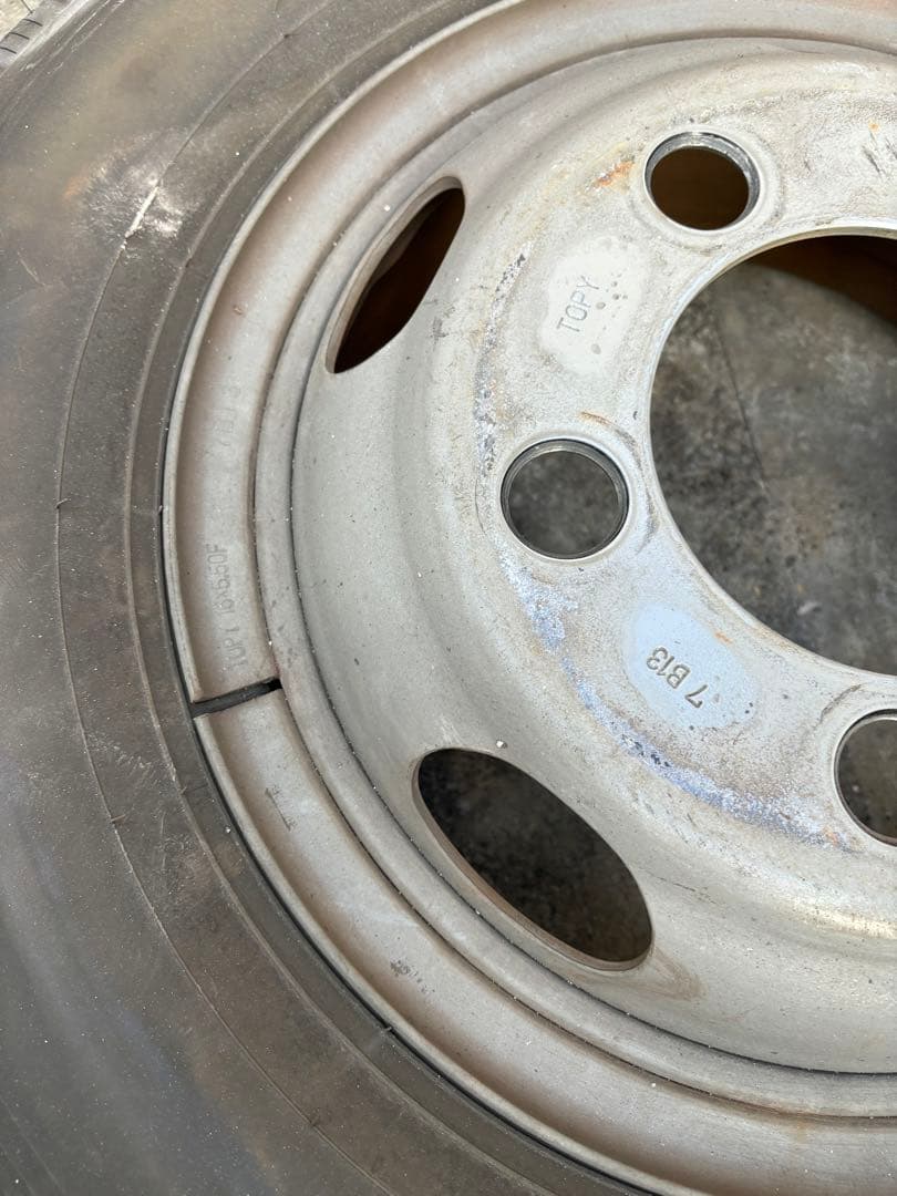 鉄着払い　ホイールtopy 5穴　6.50r16トヨタ純正　ハイエース4本セット