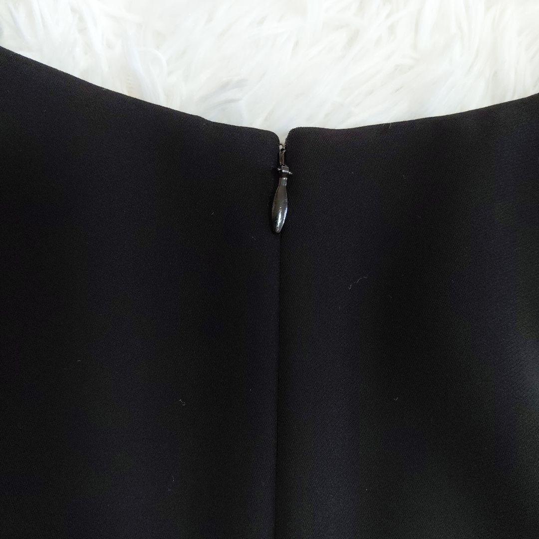 極美品✨ヨーコチャン　ワンピース　ノースリーブ　パール　ショルダー38