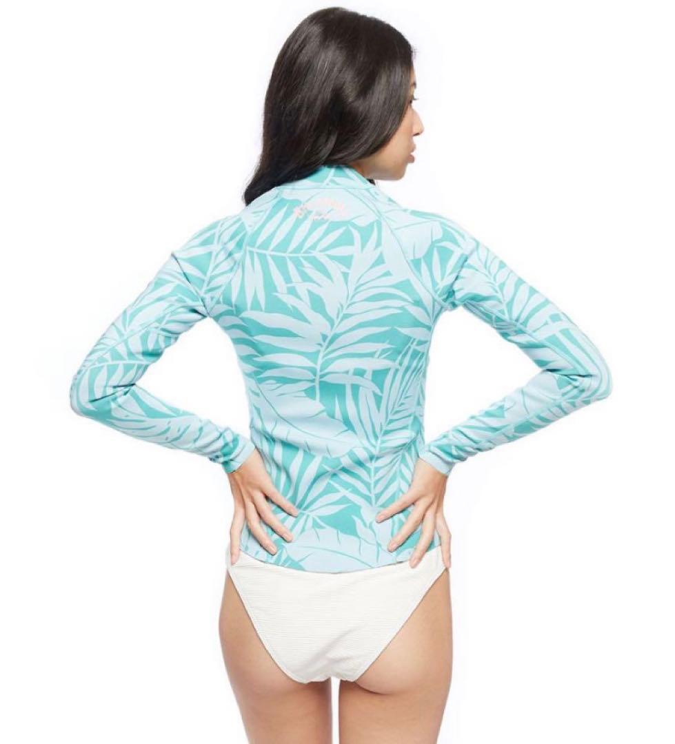 BILLABONG レディース 長袖タッパー フロントジップ ウェットスーツ