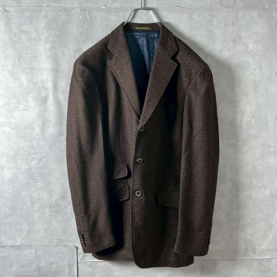 ETRO ドット柄 イタリア製 ウール ツイード セットアップ スーツ N678