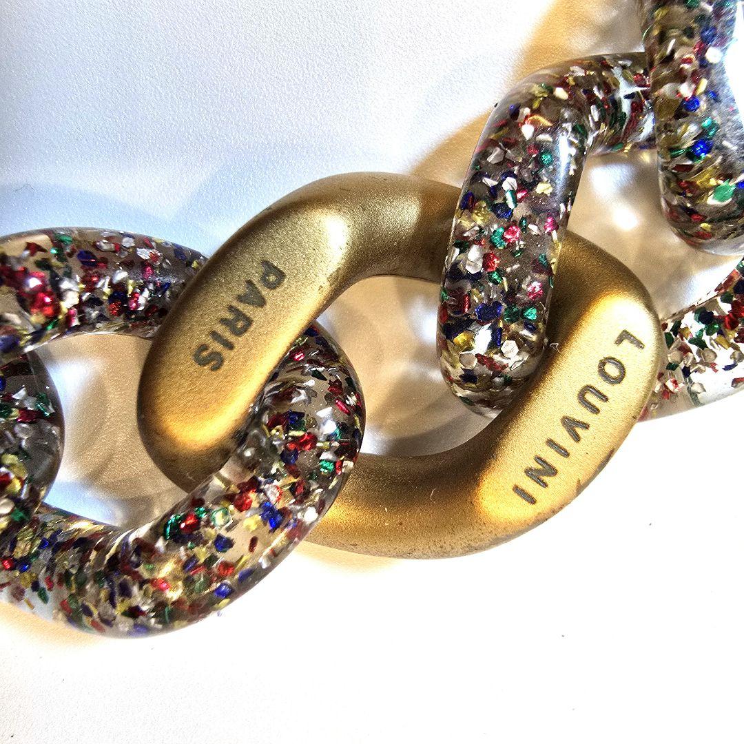 LOUVINI PARIS ハンドストラップ PETIT ZOE GLITTER