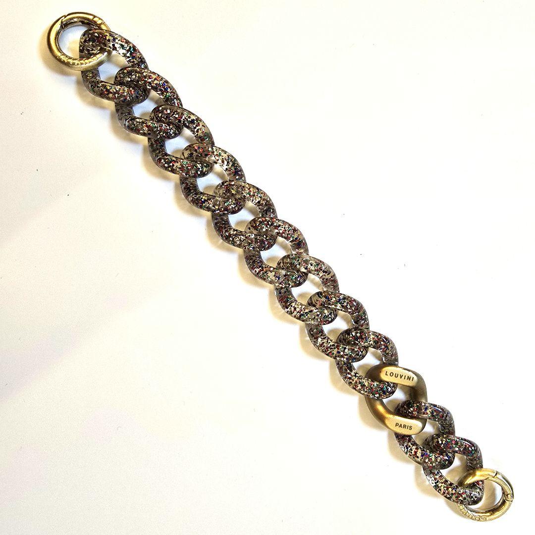 LOUVINI PARIS ハンドストラップ PETIT ZOE GLITTER