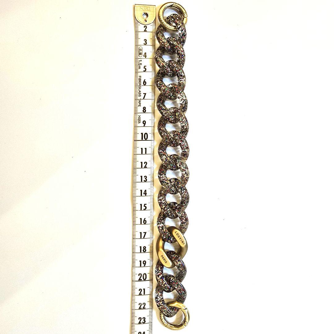 LOUVINI PARIS ハンドストラップ PETIT ZOE GLITTER