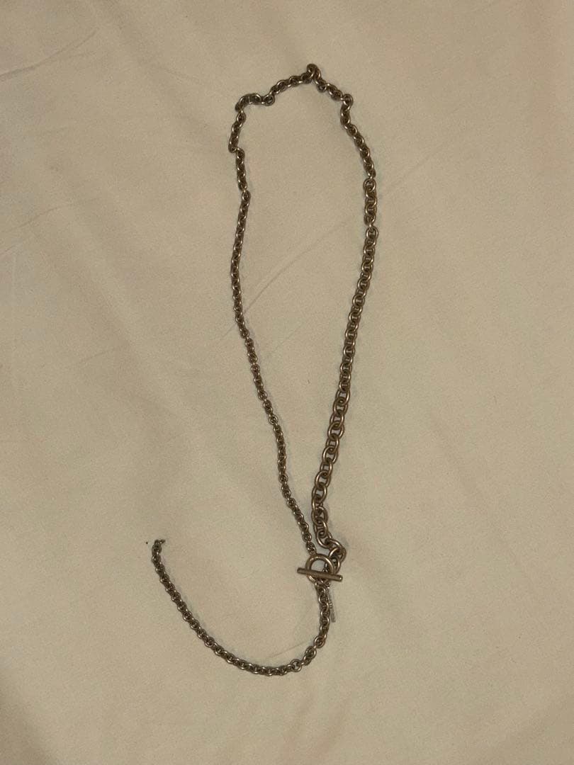 アクセサリー S'YTE BRASS CHAIN ROSARY NECKLACE