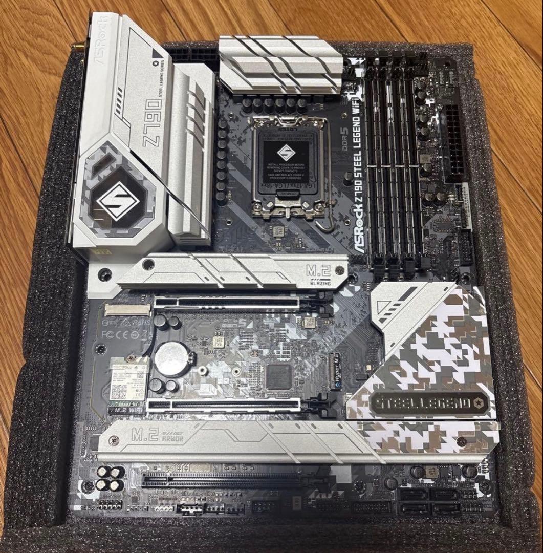 ASRock Z790 STEEL LEGEND WIFI 水冷ブロック付き