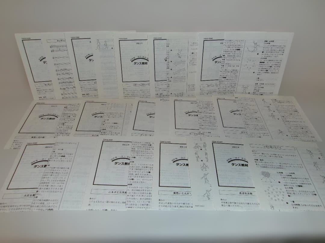 2512-1360 CD ダンス教材 運動会用 12巻セット 城野賢一・清子