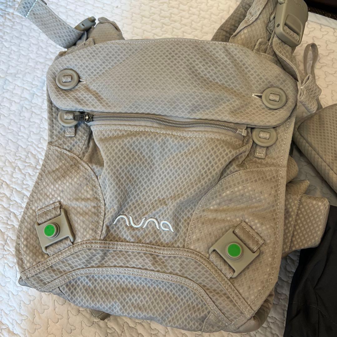 ほぼ新品))NUNA cudl:clik 抱っこ紐ヘーゼルウッド