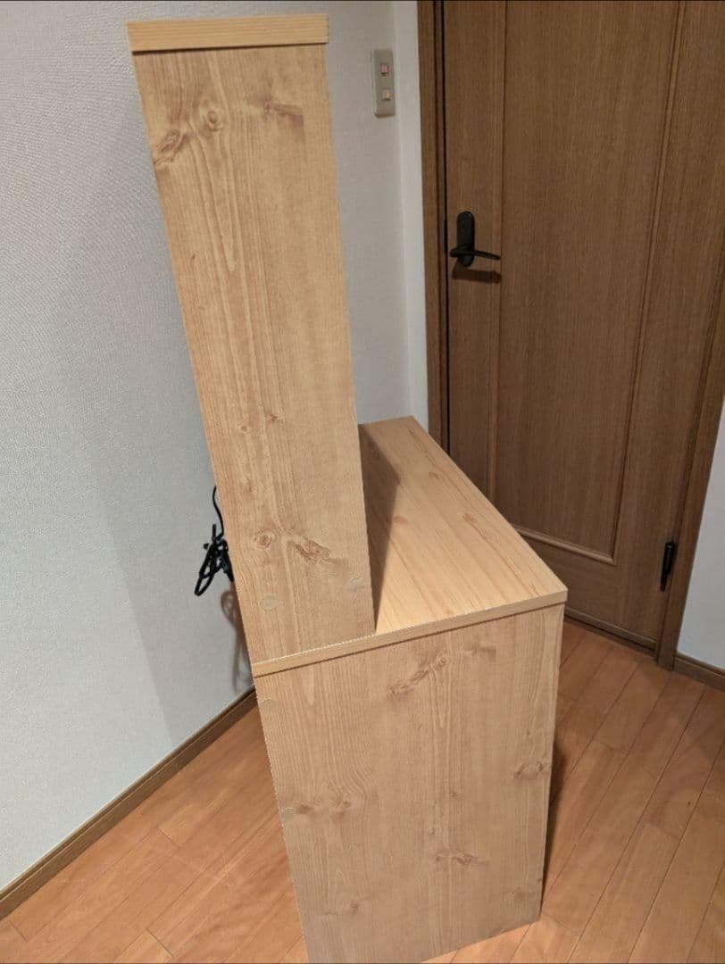 カ*ル様 《送料込》ベルメゾン 三面鏡 ドレッサー 化粧棚 机 メイクデスク ミ