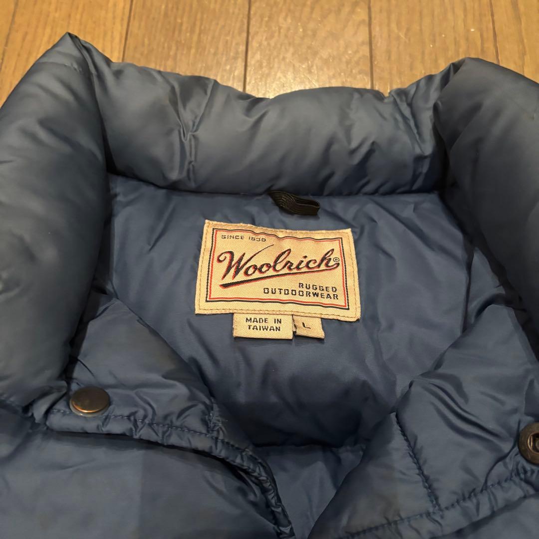 n*3様 90‘s✨Woolrich ウールリッチ　ダウンベスト 紺　ゴールデン
