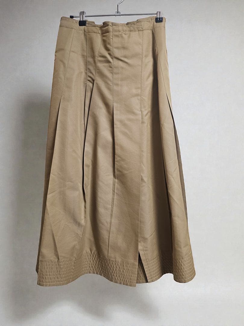 本物美品sacai コットンギャバン　ミックススカート