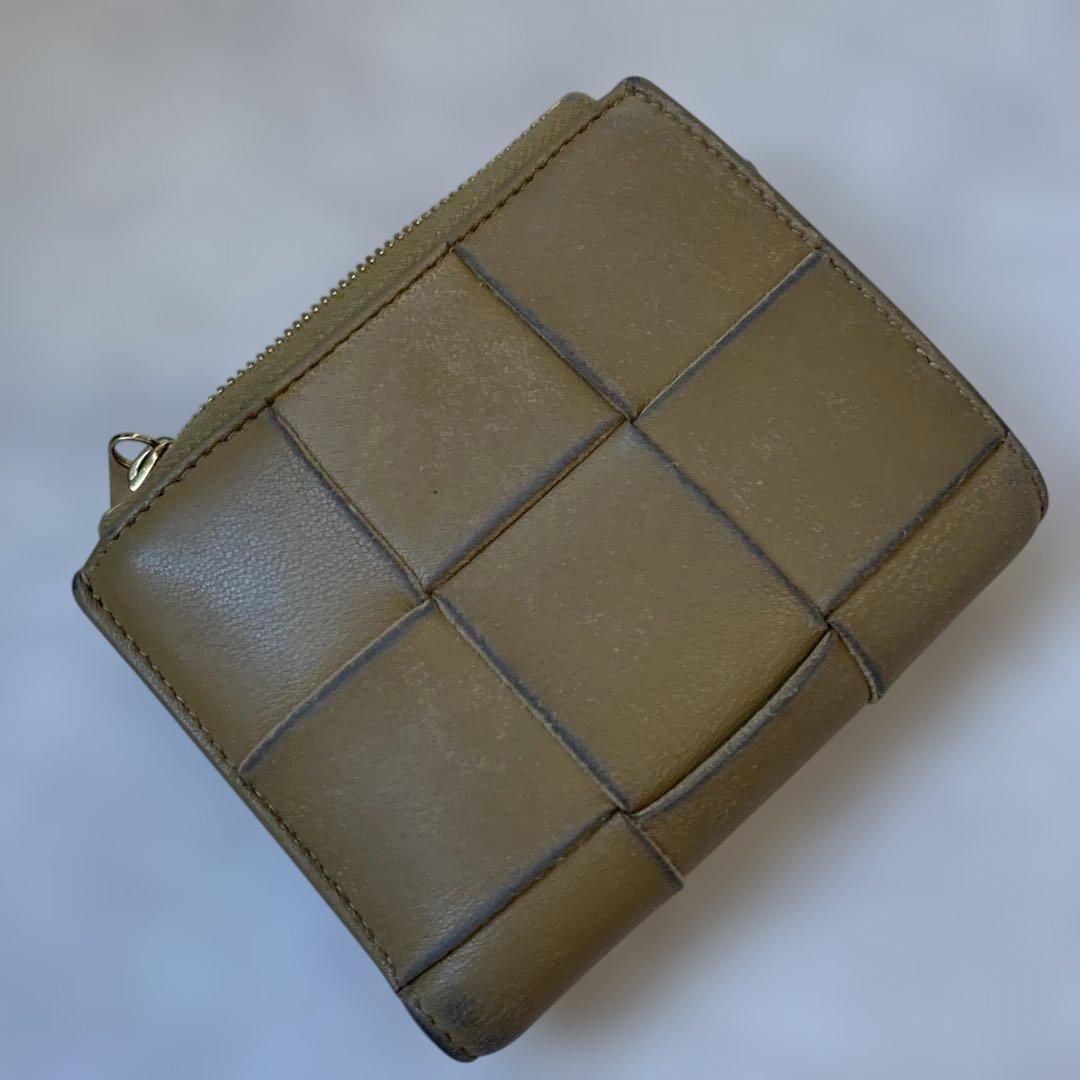 Bottega Veneta 二つ折り財布 キャメル　保存袋箱付