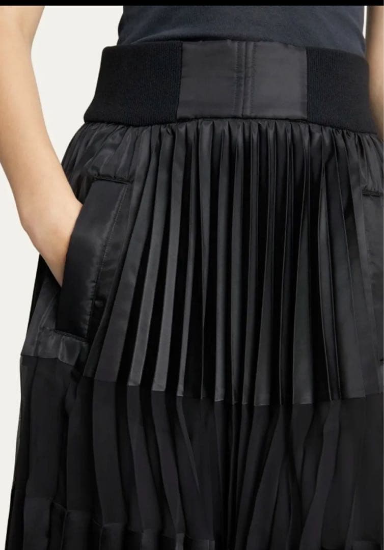 【超美品】sacai★プリーツスカート