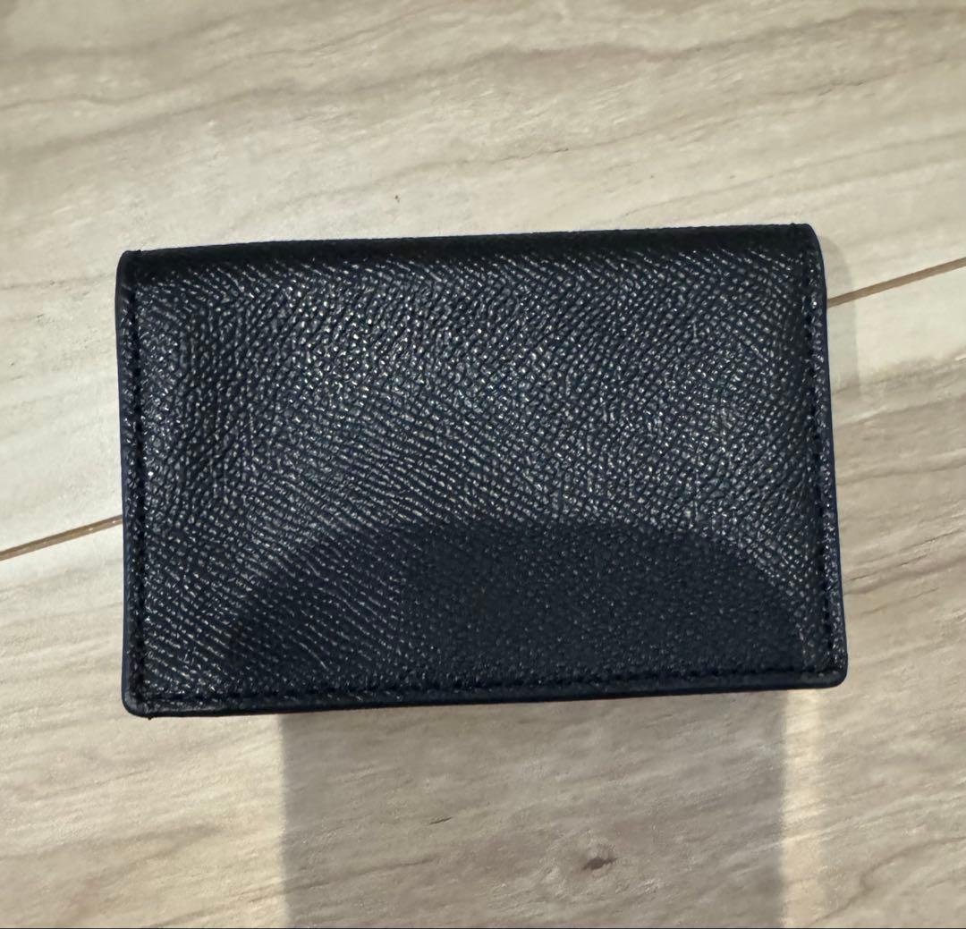 COACH ブラックレザー 名刺入れ