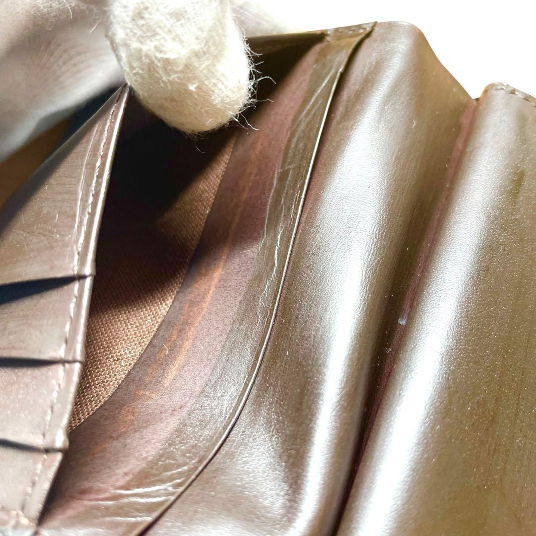 良品 BURBERRY BLUE LABEL 折り財布 がま口 ノバチェック