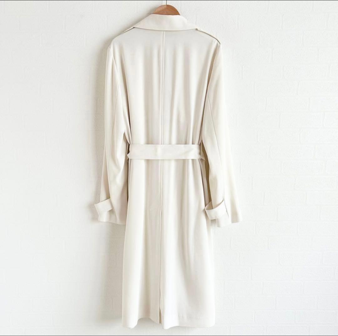 Theory 美品 ホワイト トレンチコート