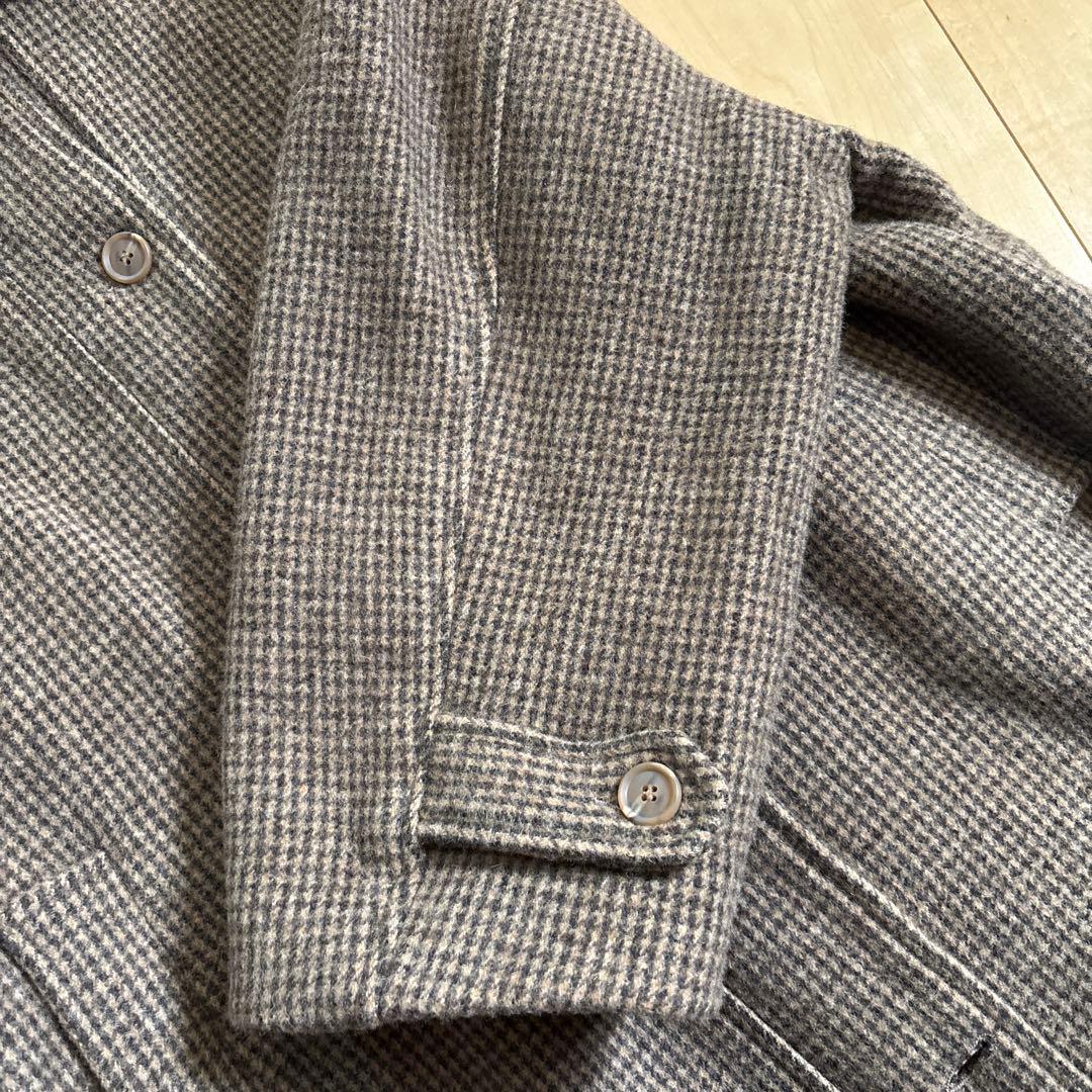 ジャケット・アウター nokcha hounds tooth check coat