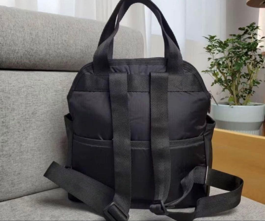 レスポートサック　 リュック　 黒　2442