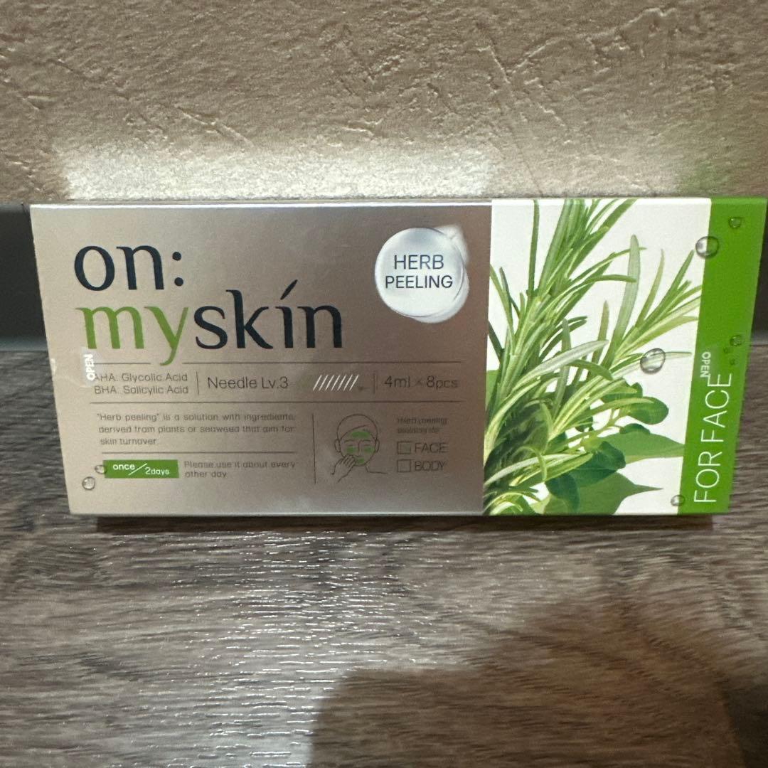 on: myskin オンマイスキン　ハーブピーリング　フェイス用