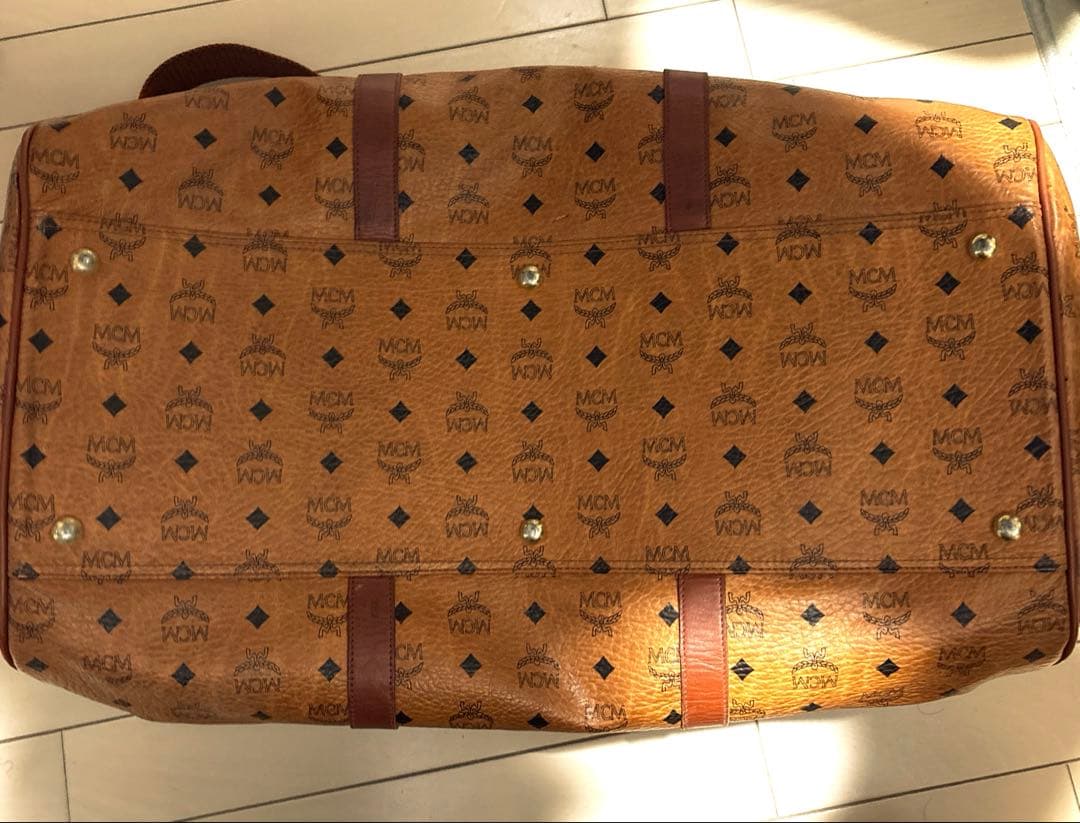 24h限定 値下げ MCM ボストンバッグ 3509F ブラウン