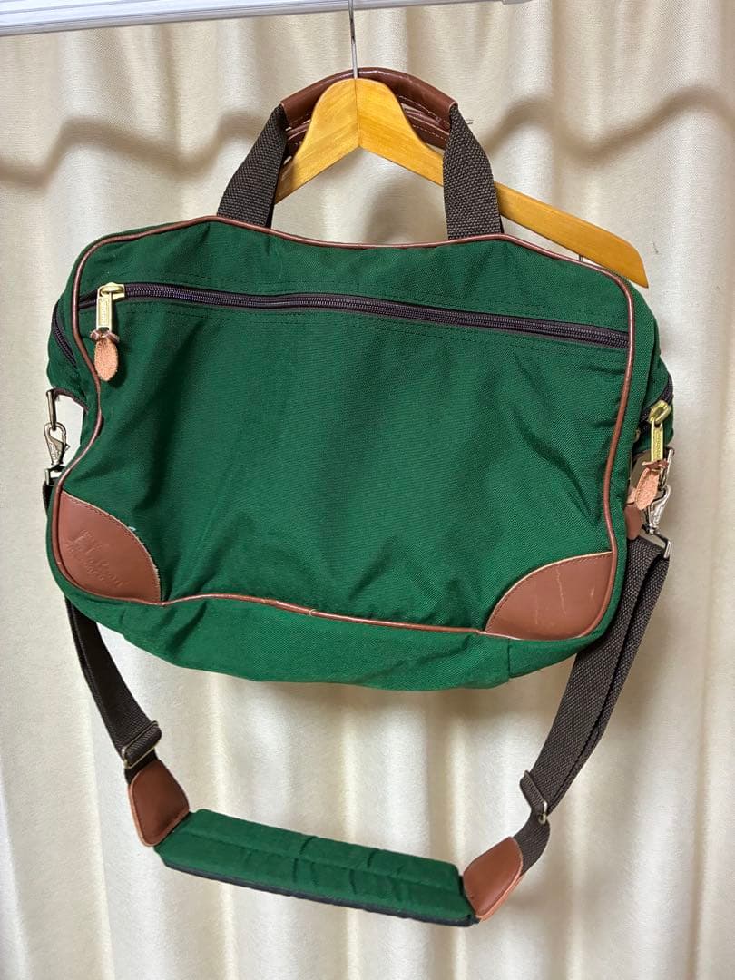 L.L.Bean バッグ　ビンテージ　グリーンキャンバス　ボストンバッグ