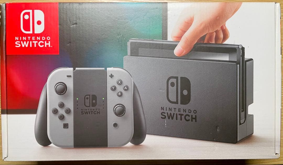 か*り様 Nintendo Switch グレー 本体 付属品完備 ケース付き