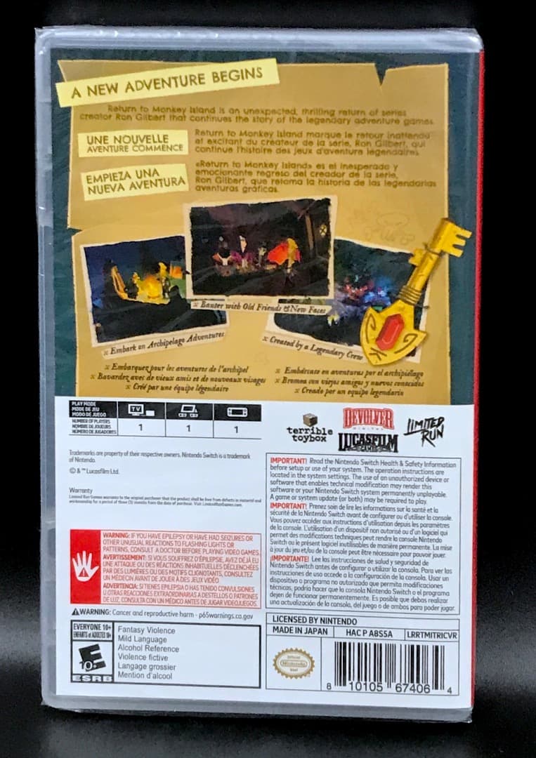 Return to Monkey  スイッチ Switch