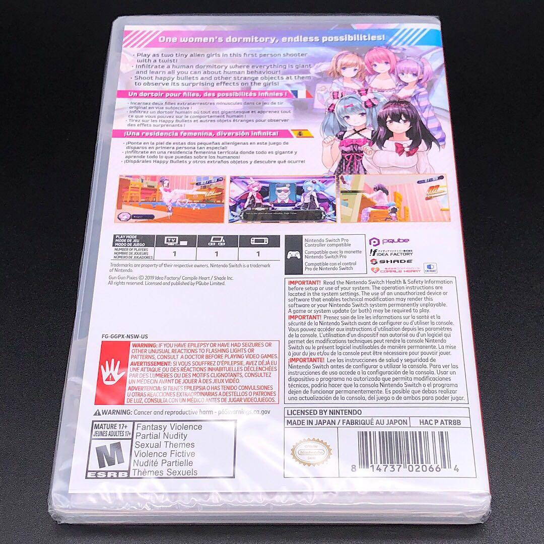 Gun Gun Pixies ガンガンピクシーズ 北米版 switch スイッチ