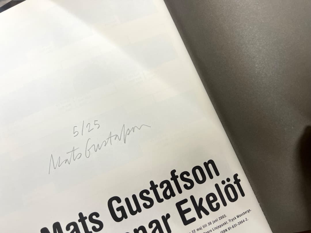 STENAR MATS GUSTAFSON サイン入り